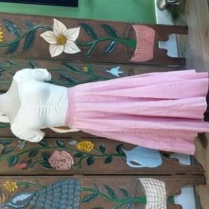 EUC Max Studio Cream Ruched Short Sleeve Top Size XS Bardot Hepburn Retro 50s